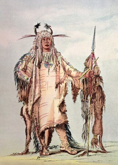 Blackfoot-Indianer Pe-Toh-Pee-Kiss, Die Adler-Rippen von George Catlin